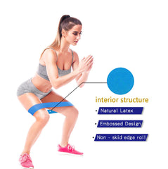 Anti-Slip Latex Resistance Bands for Yoga and Fitness